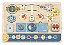Placa de Atividades Espacial Brinquedo Madeira Tooky Toy - Imagem 1