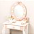 Penteadeira Encantada Madeira Rosa Infantil Tooky Toy - Imagem 6