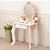 Penteadeira Encantada Madeira Rosa Infantil Tooky Toy - Imagem 5