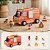 Caminhão de Bombeiros 2 em 1 Brinquedo Madeira Tooky Toy - Imagem 7