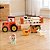 Trator Fazendinha Madeira Brinquedo Tooky Toy - Imagem 9
