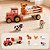 Trator Fazendinha Madeira Brinquedo Tooky Toy - Imagem 5