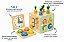 Cubo Educativo de Atividades Fazenda Divertida Madeira Tooky Toy - Imagem 3