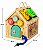 Casinha de Atividades Educativa Brincar Madeira Tooky Toy - Imagem 9