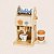 Máquina de Café Cafeteira Brinquedo Madeira Pequeno Barista Tooky Toy - Imagem 1