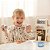 Máquina de Café Cafeteira Brinquedo Madeira Pequeno Barista Tooky Toy - Imagem 4