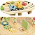 Mesa de Atividades Educativa Floresta em Madeira Tooky Toy - Imagem 5