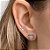 Brinco Ear Cuff Aro Torcido  - Prata 925 - Imagem 2