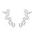 Brinco Ear Cuff De Estrelas Vazadas - Prata 925 - Imagem 1