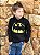 Blusa De Frio Trico Infantil Menino do Batman com Capuz e Bolso - Imagem 1