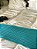 Peseira de Tricô Espanha Trançado Luxo para Cama King Size 260x60cm - Imagem 4