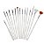 KIT COM 15 PINCEIS - Imagem 3