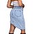 Saia Midi assimétrica Jeans Clara - Imagem 5