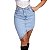 Saia Midi assimétrica Jeans Clara - Imagem 1