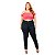Calça Jeans Skinny Plus Size Preta Ref.051 - Imagem 5