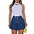Shorts Saia Jeans Cargo - Imagem 3