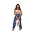 Calça Wideleg Reta Larga Com Bolsos Lançamento - Imagem 3