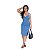 Vestido Midi Jeans Com Fenda - Imagem 4
