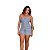 Conjunto Shorts E Tomara Que Caia Jeans Com Detalhes De Strass - Imagem 2