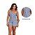 Conjunto Shorts E Tomara Que Caia Jeans Com Detalhes De Strass - Imagem 7