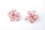BRINCO FLOR HIBISCO TECIDO NO CROCHÊ DE METAL HELIANA LAGES - Imagem 2