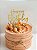 Topo de Bolo Happy Birthday dourado - PRONTA ENTREGA - Imagem 2