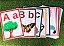 ALFABETO DE PAREDE  LETRA BASTÃO LASTIFICADO 04 - Imagem 3
