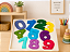 NUMEROS DE FELTRO COLORIDO - Imagem 1
