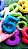 NUMEROS DE FELTRO COLORIDO - Imagem 3