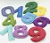 NUMEROS DE FELTRO COLORIDO - Imagem 5