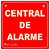 Placa Central de Alarme Fotoluminescente 20x20x0,05 cm - Imagem 1