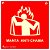Placa E12 "Manta Anti-Chama" Fotoluminescente 20x20x0,05 cm - Imagem 1