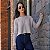Blusa cropped canelada - Imagem 1