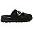 Chinelo Feminino Pegada Em Couro Fechamento Em Fivela - Imagem 1
