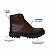 Bota Coturno Pegada Masculino Em Couro Original Casual Adventure Cano Médio Antiderrapante - Imagem 4