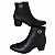 Bota Pegada Feminina Lançamento Outono Inverno Em couro - Imagem 3