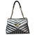 Bolsa Moira Bad Rocker - Couro Legítimo Acolchoado Chevron - Imagem 2