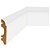 Rodapé Royal MDF 8cm 210m - Imagem 1