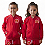 JAQUETA HELANCA UNISSEX INFANTIL VERMELHO - Imagem 1