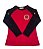 CAMISETA MANGA LONGA FEMININA 100% ALGODÃO FUND II (PRETA) - Imagem 1
