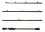Vara Carretilha Lumis New Power Carbon 2.40m-50lb - 2 P - G1 Verde - Imagem 6
