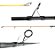 Vara Marine Sports Cannon 3.90m Pesca De Praia Ponta Hybrida Amarelo - Imagem 2