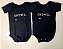 Body Infantil Oxente preto - Imagem 1