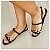 Rasteirinha Basic Glamour Black - Imagem 2