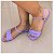 Rasteirinha Delicate 2 em 1 Roxo - Imagem 2