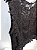 Blusa cavada  com renda - Preta - Imagem 3