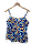Blusa alcinha Abstrato - Azul - Imagem 1