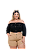 Cropped Suelle - Preto (Plus Size) - Imagem 1
