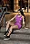 Macaquinho Fitness Saia de Viés Sem Bojo - Fucsia - Imagem 2