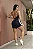 💙 Macaquinho Fitness Elegancy - Azul Marinho com Detalhes Brancos - Imagem 3